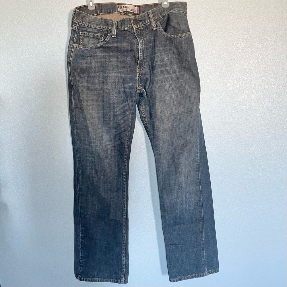 Levi’s relaxed 559 34/34 straight leg, zipper, jeans